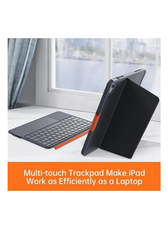 PAST WORLD Arabic and English keyboard case for iPad 10.2 9th generation 2021/8th generation 2020/7th generation 2019/iPad Air - Image 5